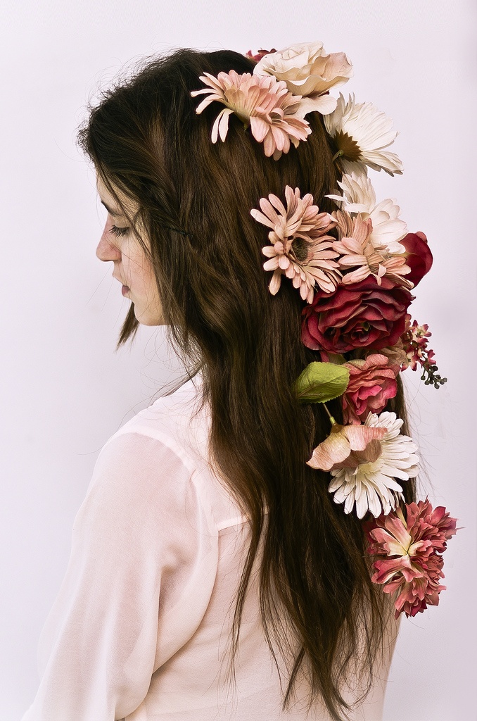 Flower hair