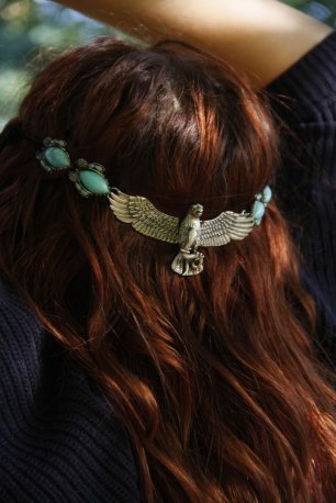 Аксессуары для прически невесты в бохо-стиле