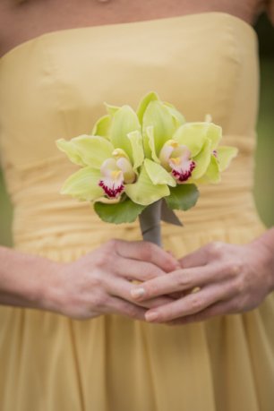 Букет подружки невесты из орхидеи