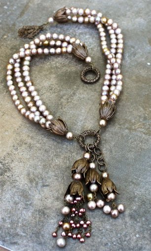 Винтажное украшение невесты