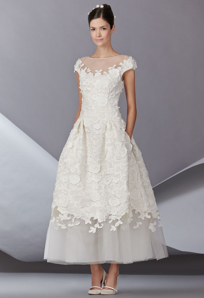 Текстурное платье невесты