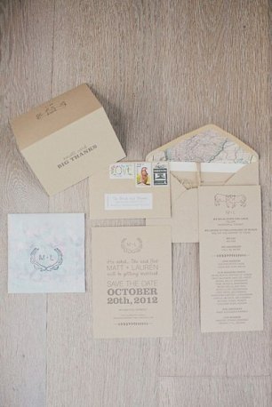 Лаконичный дизайн приглашений