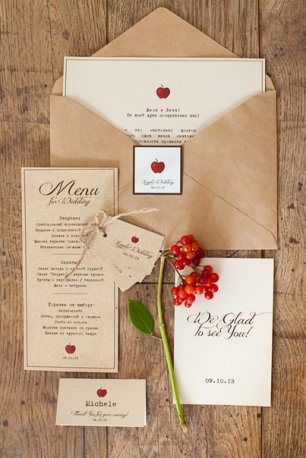 Приглашения на пергаментной бумаге