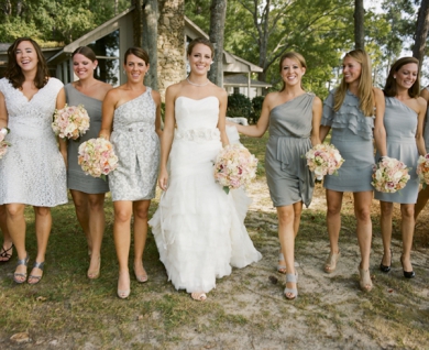 Фотосессия на свадьбе, Прогулка на свадьбе, Подруги невесты, Как одеть подруг невесты
