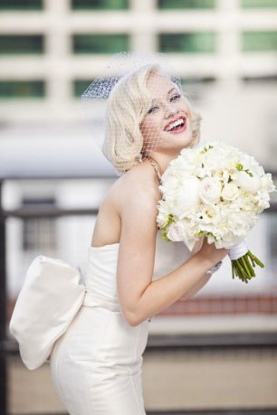 Образ невесты в ретро-стиле