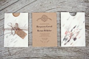 Приглашения в винтажном стиле