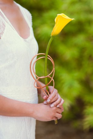 Лаконичный букет невесты