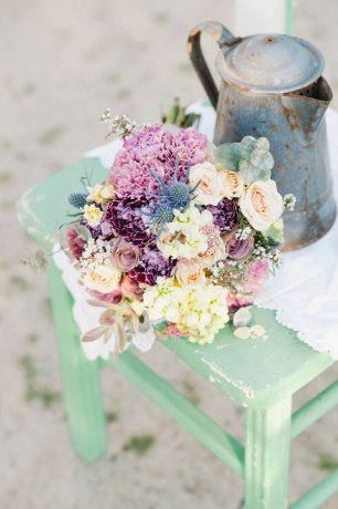 Структурный букет невесты