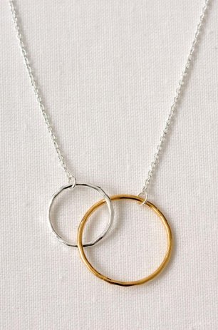 Украшение из двух колец