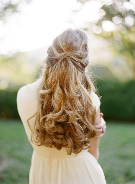 Прическа невесты для длинных волос