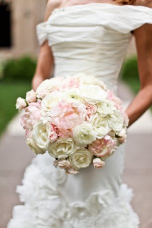 Букет-сфера невесты