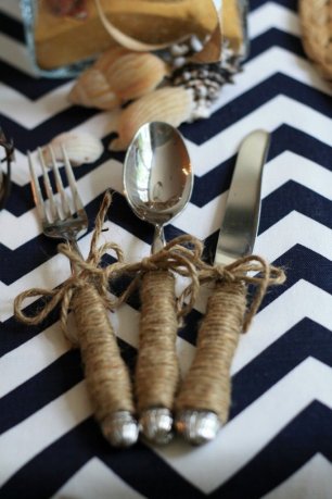 Приборы с мешковиной