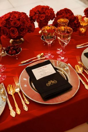 Шикарная сервировка стола