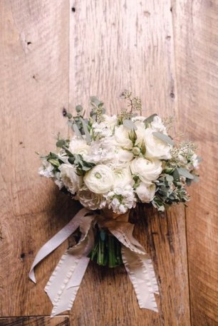 Структурный букет невесты