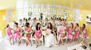 Свадебная фотосессия, Подружки невесты, Друзья жениха