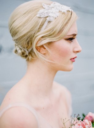Ободок для прически невесты