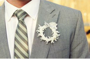 Свадебная бутоньерка