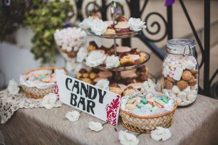 Осенняя свадьба, сладкий стол