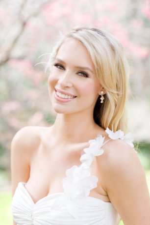 Нейтральный макияж невесты