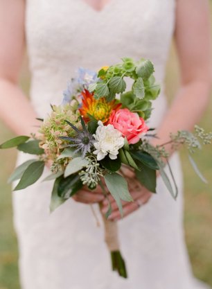 Букет невесты в рустикальном стиле