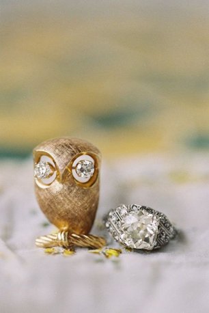 Кольцо в виде совы