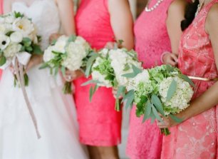 Букеты подружек невесты