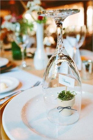 Нестандартная сервировка стола