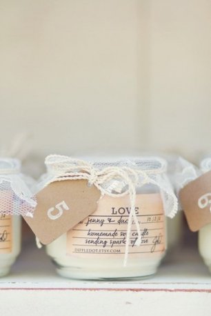 Бонбоньерки в виде баночек