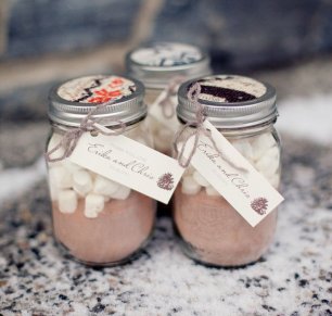 Бонбоньерки в зимней тематике