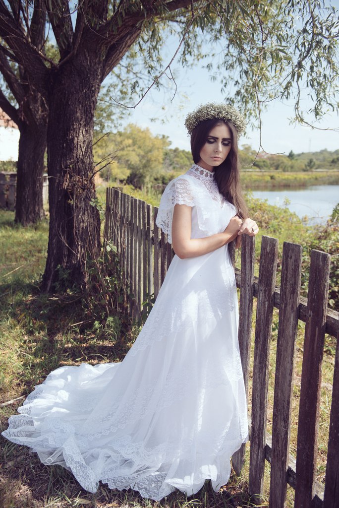 Платье невесты в стиле «рустик»