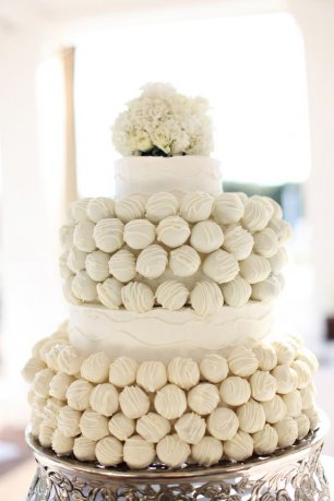 Свадебный торт из кейкпопсов