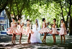 Подружки невесты, Свадебная фотосессия