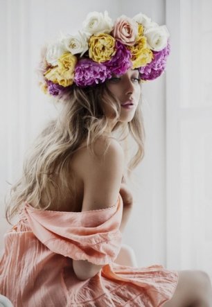 Венок из цветов