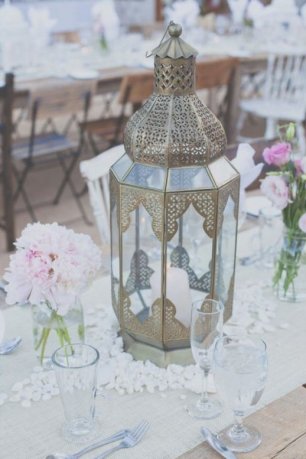 Фонарик со свечей в восточном стиле