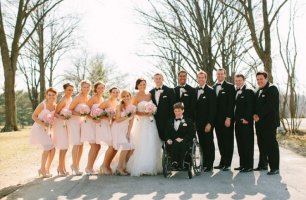 Подружки невесты, Друзья жениха, Свадебная фотосессия