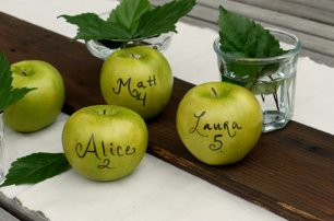 Рассадка гостей, Рассадочные карточки