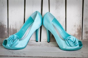Туфли в цвете тифанни