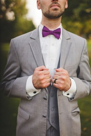 Стильный костюм жениха, Галстук бабочка