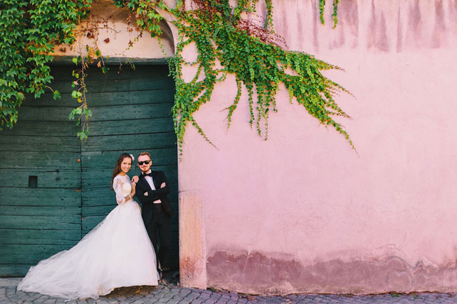 Свадьба для двоих в Риме, жених и невеста