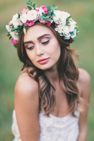 Венок из роз