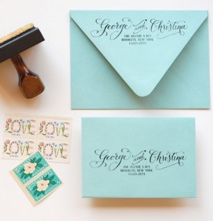 Именной штамп на пригласительных