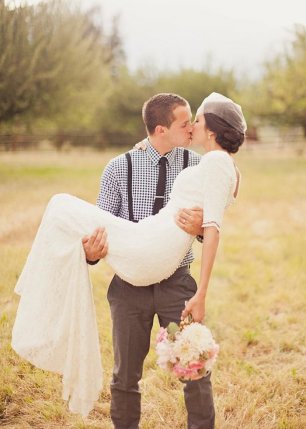 Красивое свадебное фото