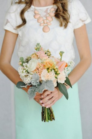 Свадебный букет с ягодами