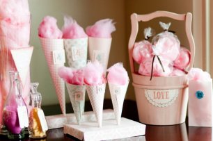 Сахарная вата в подарок гостям