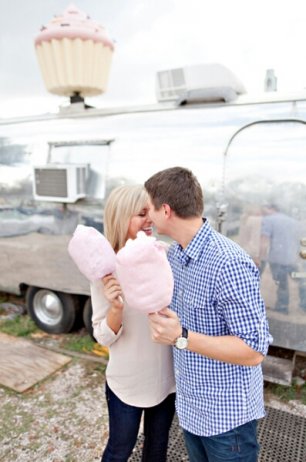 Фотосессия с сладкой ватой