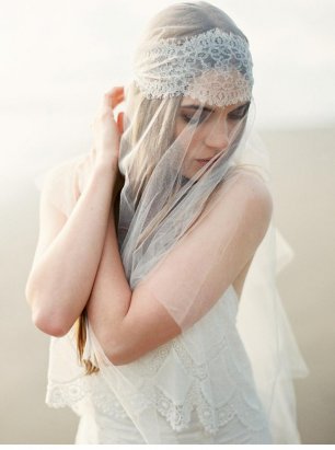 Винтажная свадебная фата