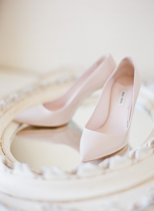 Туфли в пастельно-розовом цвете