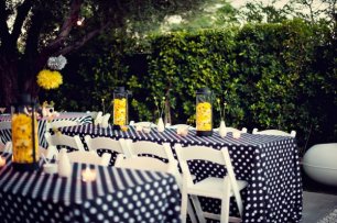 Оформление свадебного стола