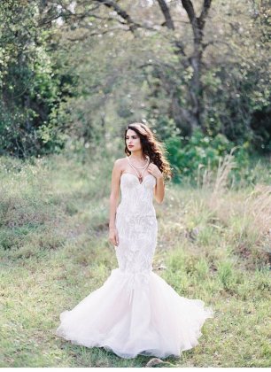 Свадебное платье силуэта русалка