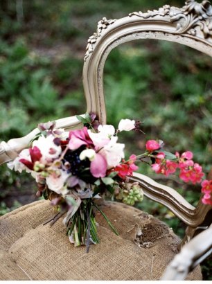 Свадебный букет с розами